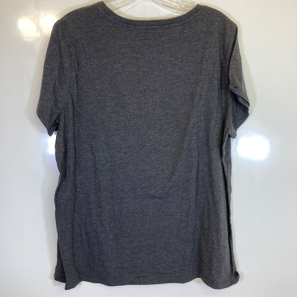 Star Wars Dark Gray Short Sleeve Shirt Sz XL Halloween Womens No Tags Good Shape - Picture 8 of 12